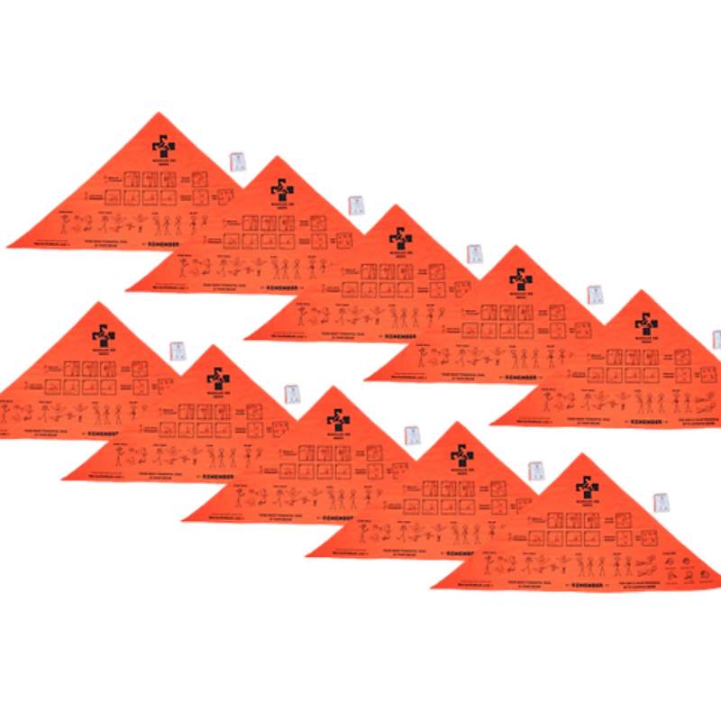 Warrior Kid Medic Multi tool Triangular Bandage only 10 pack