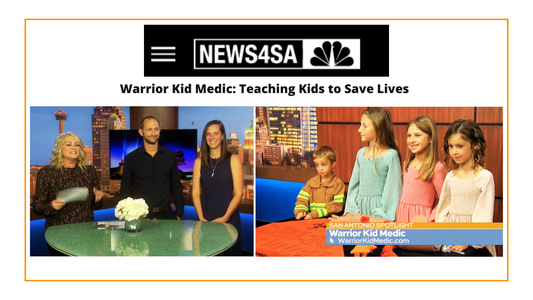 Featured on San Antonio Spotlight: Warrior Kid Medic Makes First Aid a Family Skill