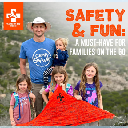 Warrior Kid Medic Compact First Aid Kit – Kid & Adult Friendly, Emergency Home, Travel & Outdoor Medical Supplies